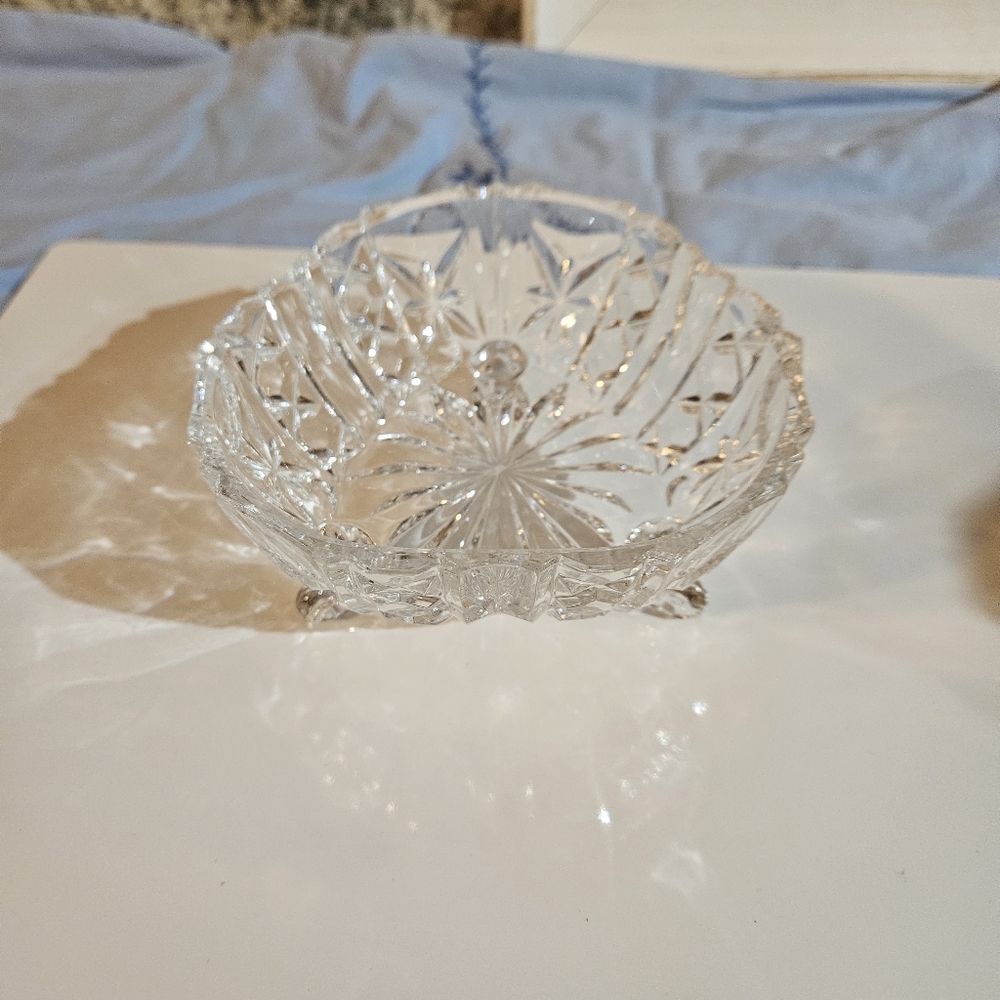 Lovely glass candy dish
